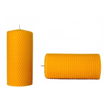 Świeca z wosku pszczelego - walec 11/5 cm